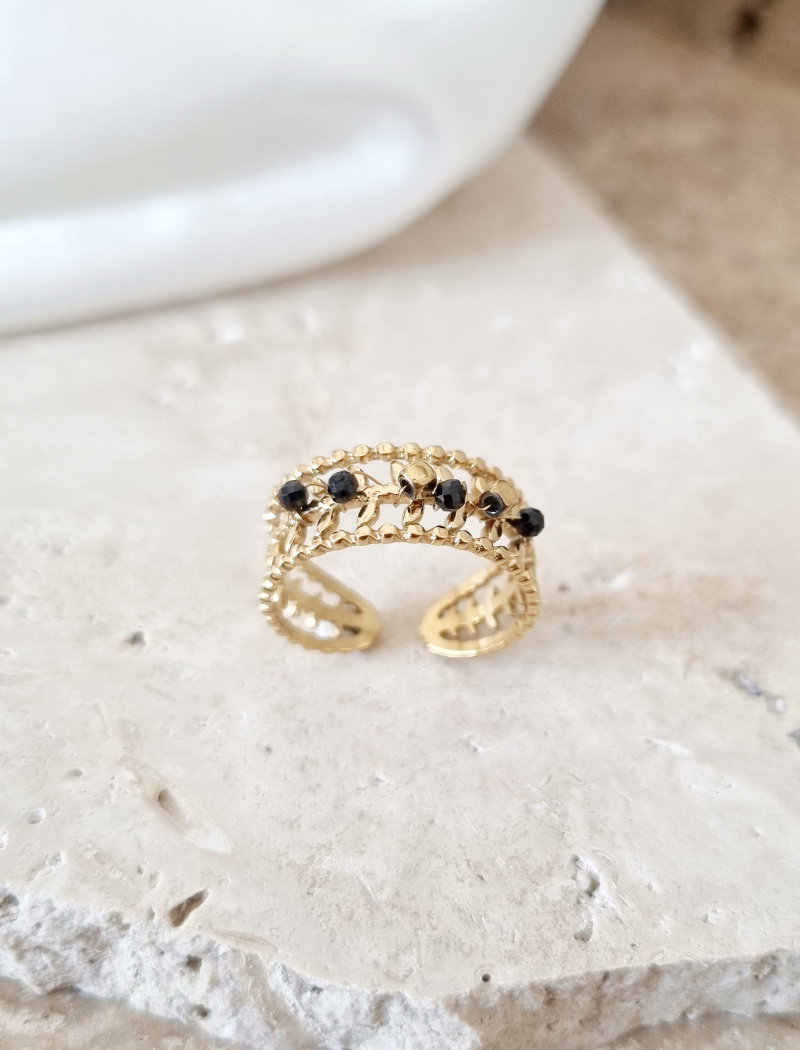 Bague Ligne Perlée – Image 2