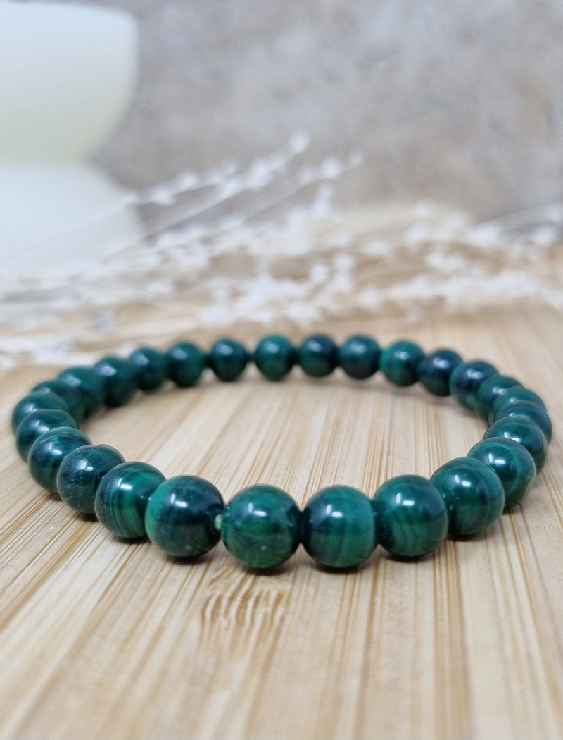 Bracelet boule Malachite – Image 2