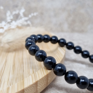 Bracelet boule Tourmaline Noire