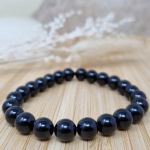 Bracelet boule Tourmaline Noire