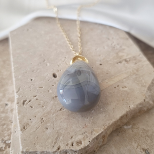 Collier Goutte en Agate Botswana