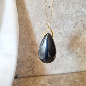 Collier Goutte en Hématite