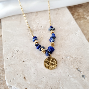 Collier Perlé Lapis Lazuli