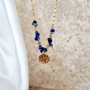Collier Perlé Lapis Lazuli