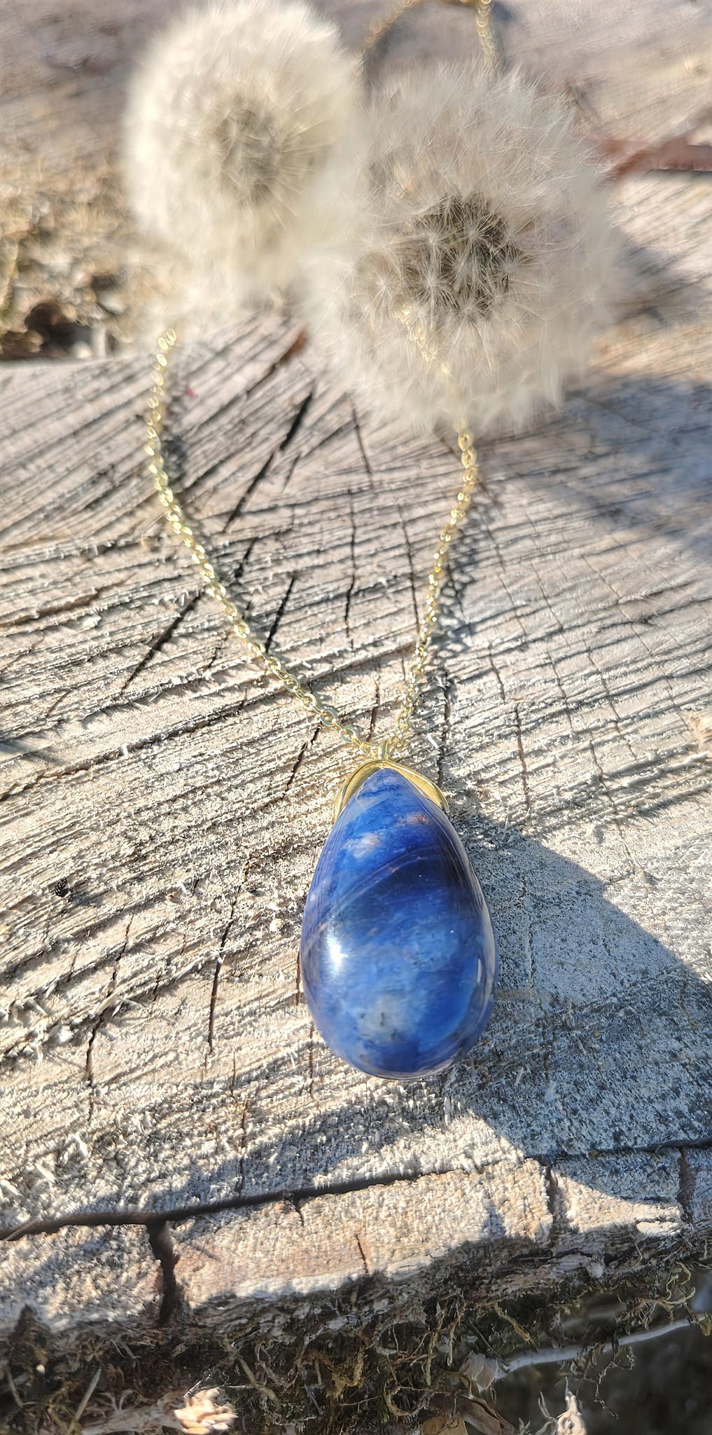 Collier Goutte en Sodalite – Image 3