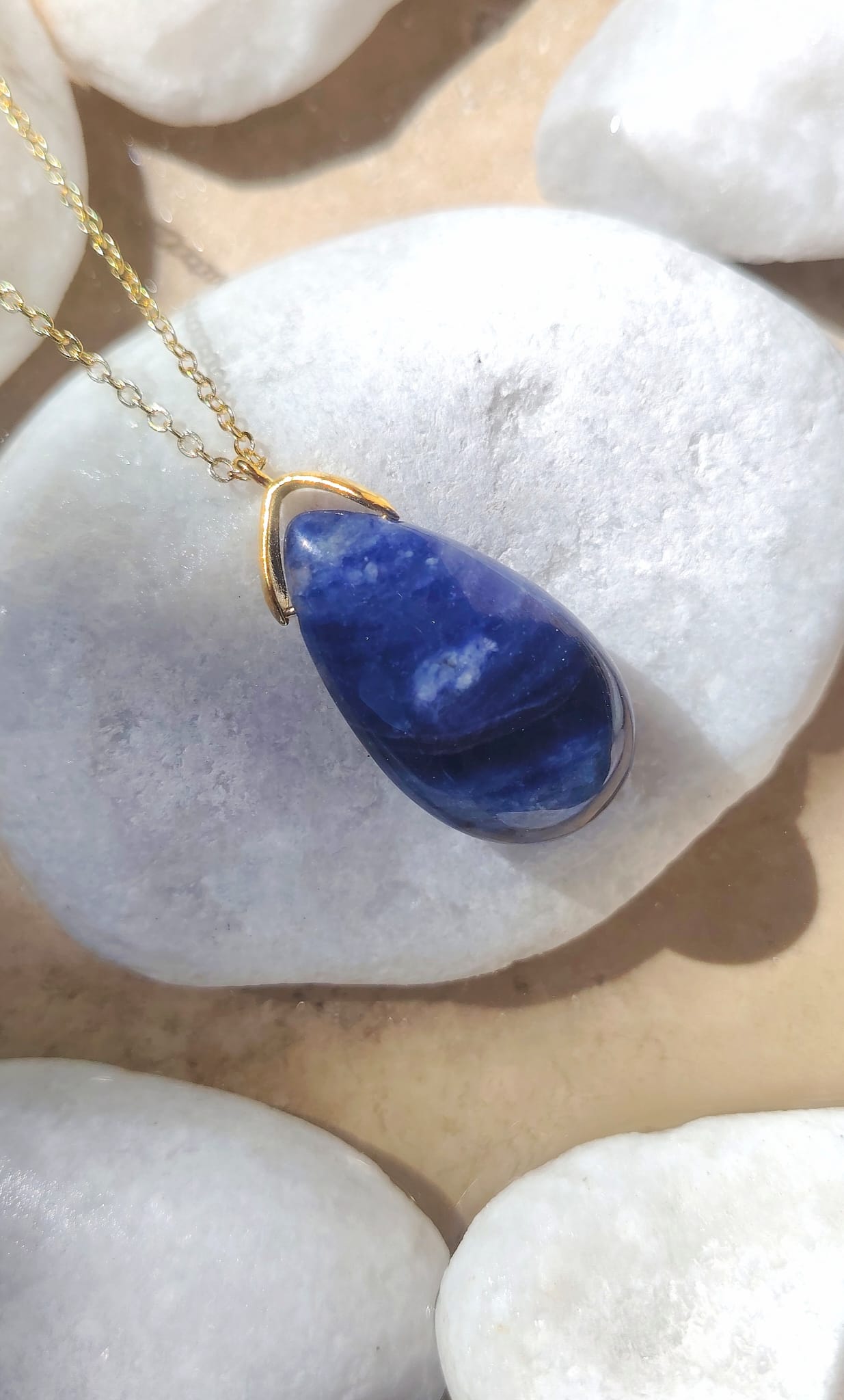 Collier Goutte en Sodalite – Image 2