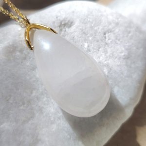 Collier Goutte en Cristal de Roche